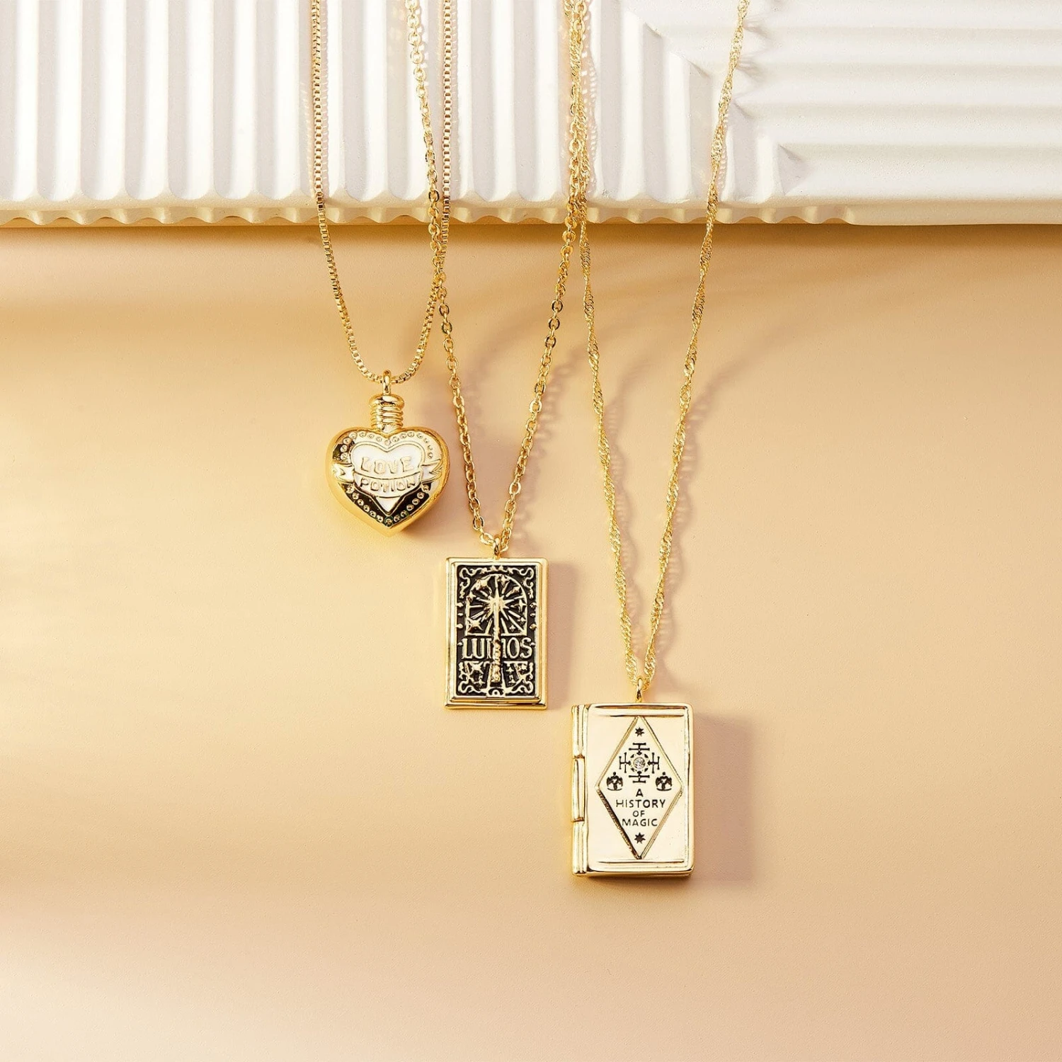 Harry Potter Book Of Magic Pendant Necklace 12 Harry Potter Book Of Magic Pendant Necklace - Image 12