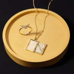 Harry Potter Book Of Magic Pendant Necklace 20 Harry Potter Book Of Magic Pendant Necklace -Deals Bijestora Store 39503GOLD 7 min