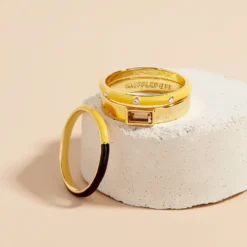 Harry Potter Hufflepuff™ 3 Ring Stack -Deals Bijestora Store 39512GOLD 6 min