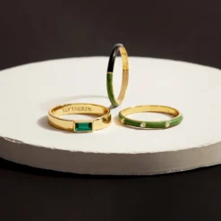 Harry Potter Slytherin™ 3 Ring Stack -Deals Bijestora Store 39514GOLD 5 min