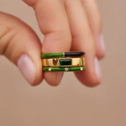 Harry Potter Slytherin™ 3 Ring Stack -Deals Bijestora Store 39514GOLD 6 min