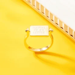 Harry Potter Hogwarts Letter Flip Ring -Deals Bijestora Store 39517GOLD 10 min