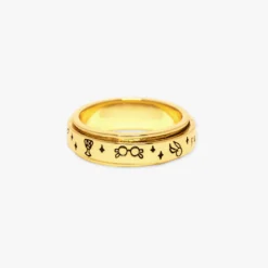 Harry Potter Seeker Fidget Ring -Deals Bijestora Store 39518SILV 1 min