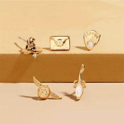 Harry Potter Hogwarts Mix N Match Earring Pack -Deals Bijestora Store 39519GOLD 4 min