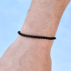 Men's Carabiner Clasp Chain Bracelet -Deals Bijestora Store 39524BLACK 4 min