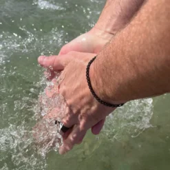 Men's Carabiner Clasp Chain Bracelet -Deals Bijestora Store 39524BLACK 6 min