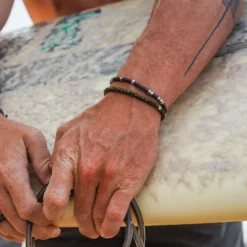 Men's Coated Hematite Stretch Bracelet 37 Men's Coated Hematite Stretch Bracelet -Deals Bijestora Store 39525OLIV 5 min