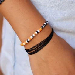 Fall Festival Stretch Bracelet Set -Deals Bijestora Store 39693BLCK 3 min