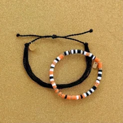 Fall Festival Stretch Bracelet Set -Deals Bijestora Store 39693BLCK 7 min