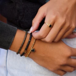 Druzy Cat Stretch Bracelet Set Of 3 -Deals Bijestora Store 39695GOLD 5 min