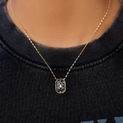 Black Widow Double Sided Pendant 11 Black Widow Double Sided Pendant -Deals Bijestora Store 39705GOLD 3 min