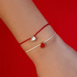 Heart Bead Gold Dainty Bracelet -Deals Bijestora Store 39747RED 6 min