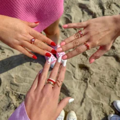 Sweetheart Ring Stack -Deals Bijestora Store 39792GOLD 9