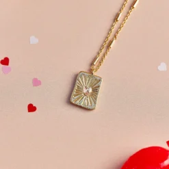 Heart Burst Pendant Necklace -Deals Bijestora Store 39802GOLD 3 min