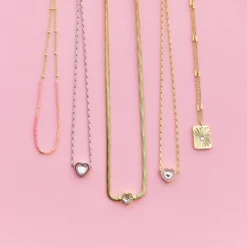 Heart Burst Pendant Necklace -Deals Bijestora Store 39802GOLD 7 min