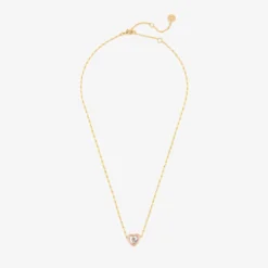 Stone & Enamel Heart Pendant Necklace 31 Stone & Enamel Heart Pendant Necklace -Deals Bijestora Store 39803GOLD 1