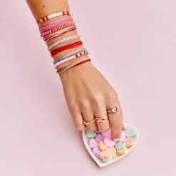 Cuteness Tile Bead Stretch Bracelet -Deals Bijestora Store 39880GOLD 4 min