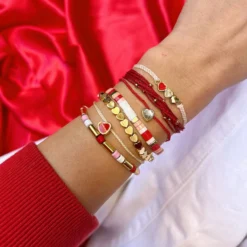 Cuteness Tile Bead Stretch Bracelet -Deals Bijestora Store 39880GOLD 7 min