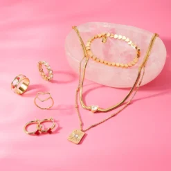 Rhinestone Heart Choker -Deals Bijestora Store 39903GOLD 4 min