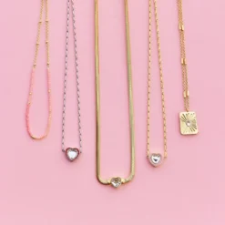 Rhinestone Heart Choker -Deals Bijestora Store 39903GOLD 7 min