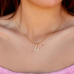 Harper Horseshoe Charm -Deals Bijestora Store 39921GOLD 5