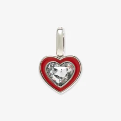 Harper Stone & Enamel Heart Charm 29 Harper Stone & Enamel Heart Charm -Deals Bijestora Store 39925SILV 1