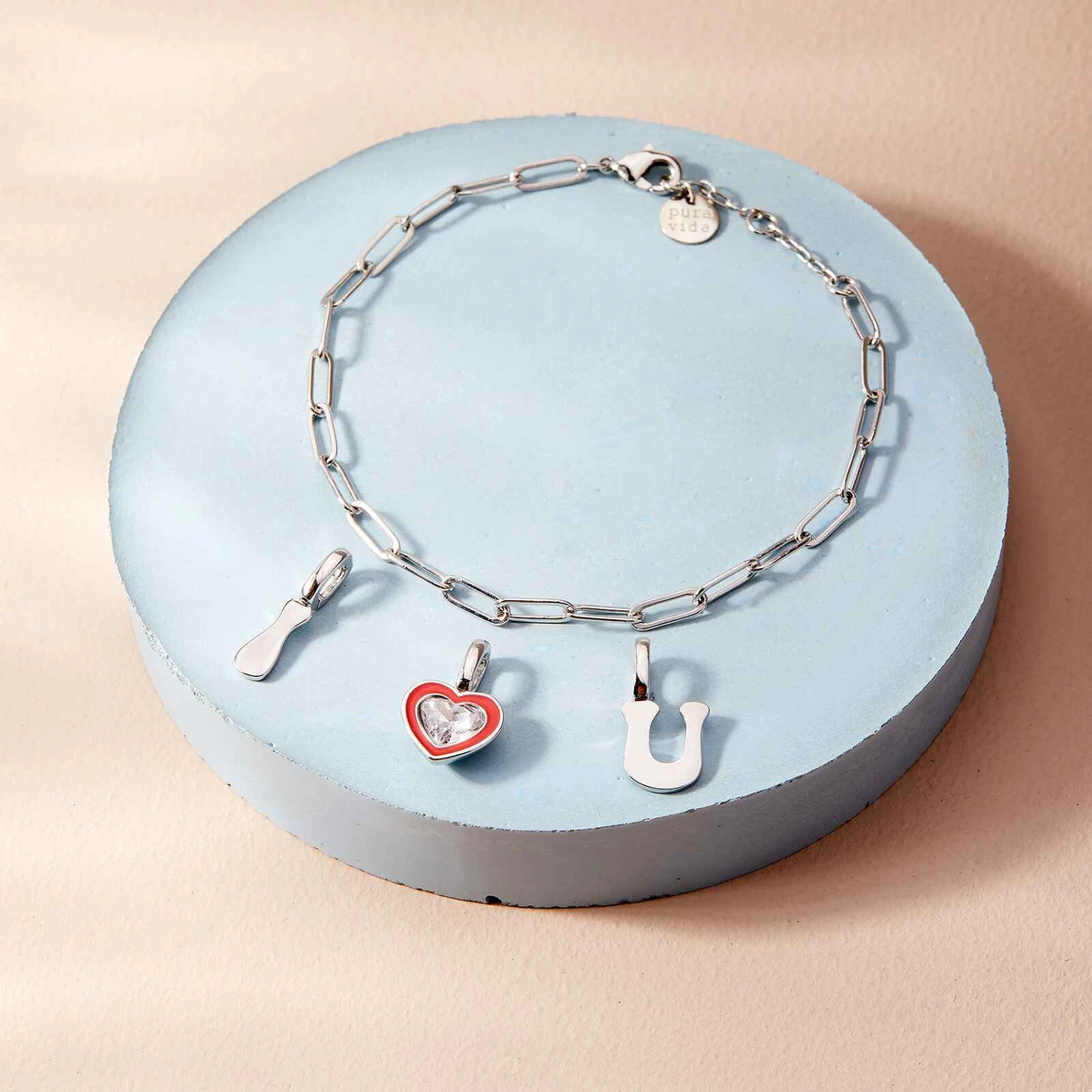Harper Stone & Enamel Heart Charm 18 Harper Stone & Enamel Heart Charm - Image 18