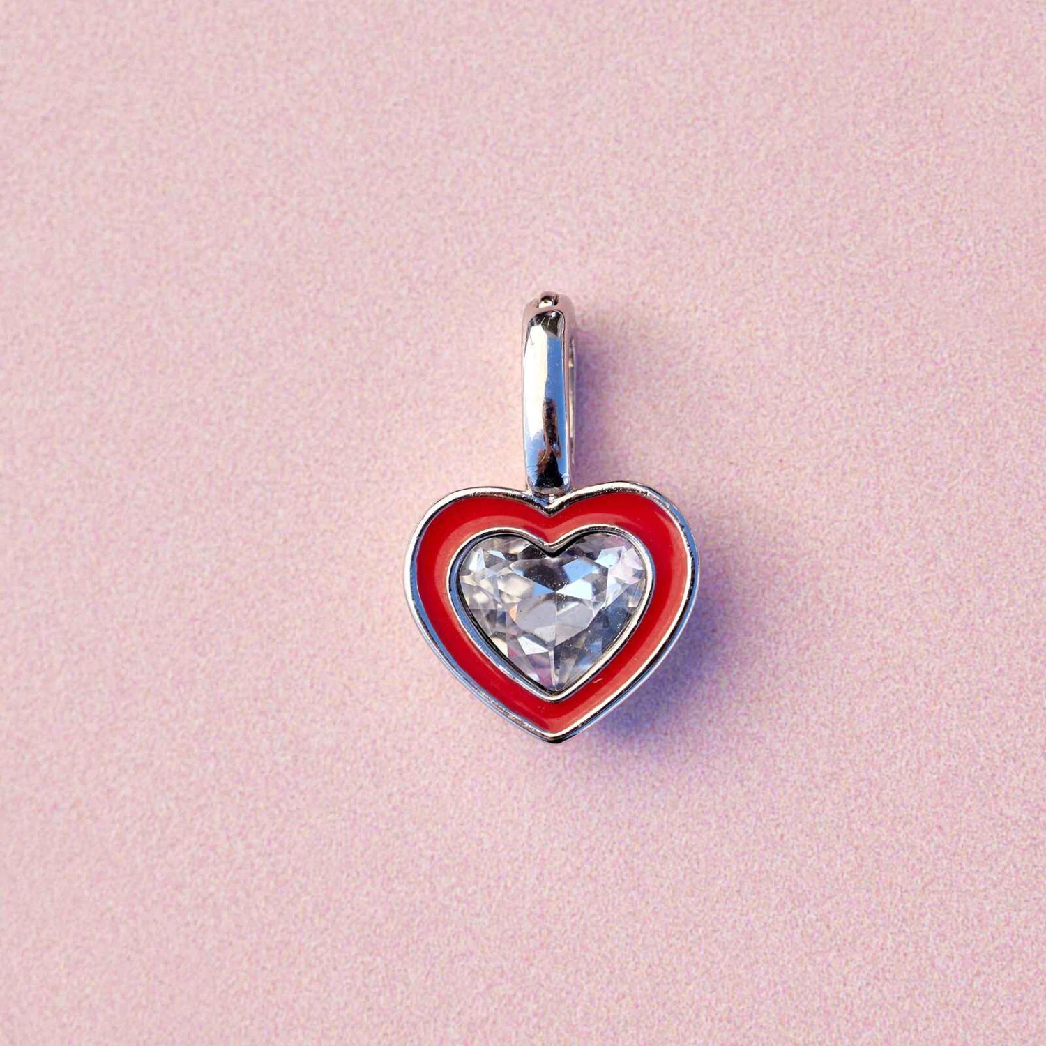 Harper Stone & Enamel Heart Charm 12 Harper Stone & Enamel Heart Charm - Image 12