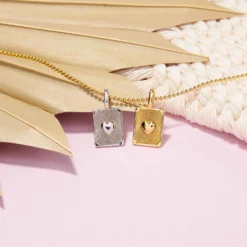 Harper Textured Heart Charm -Deals Bijestora Store 39926GOLD 6