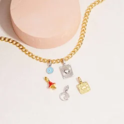 Harper Textured Heart Charm -Deals Bijestora Store 39926SILV 6