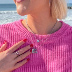 Harper Textured Heart Charm -Deals Bijestora Store 39926SILV 8