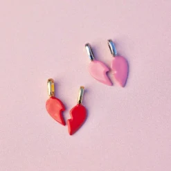 Harper Enamel BFF Heart Charm Set -Deals Bijestora Store 39929GOLD 3