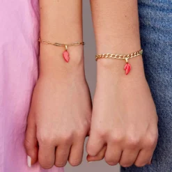 Harper Enamel BFF Heart Charm Set -Deals Bijestora Store 39929GOLD 6