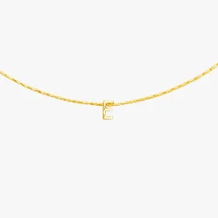 Snake Chain Alphabet Necklace -Deals Bijestora Store 39990GOLD E 2 min