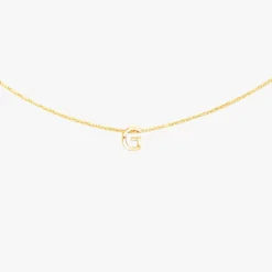 Snake Chain Alphabet Necklace -Deals Bijestora Store 39990GOLD G 2 min