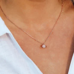 Saturn Necklace & Earring Set -Deals Bijestora Store 3F9A2023