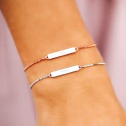Engravable Double-Sided Bar Bracelet -Deals Bijestora Store 3F9A3232 edit