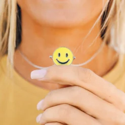 Happy Face Spinner Necklace -Deals Bijestora Store 3F9A4956 editcopy