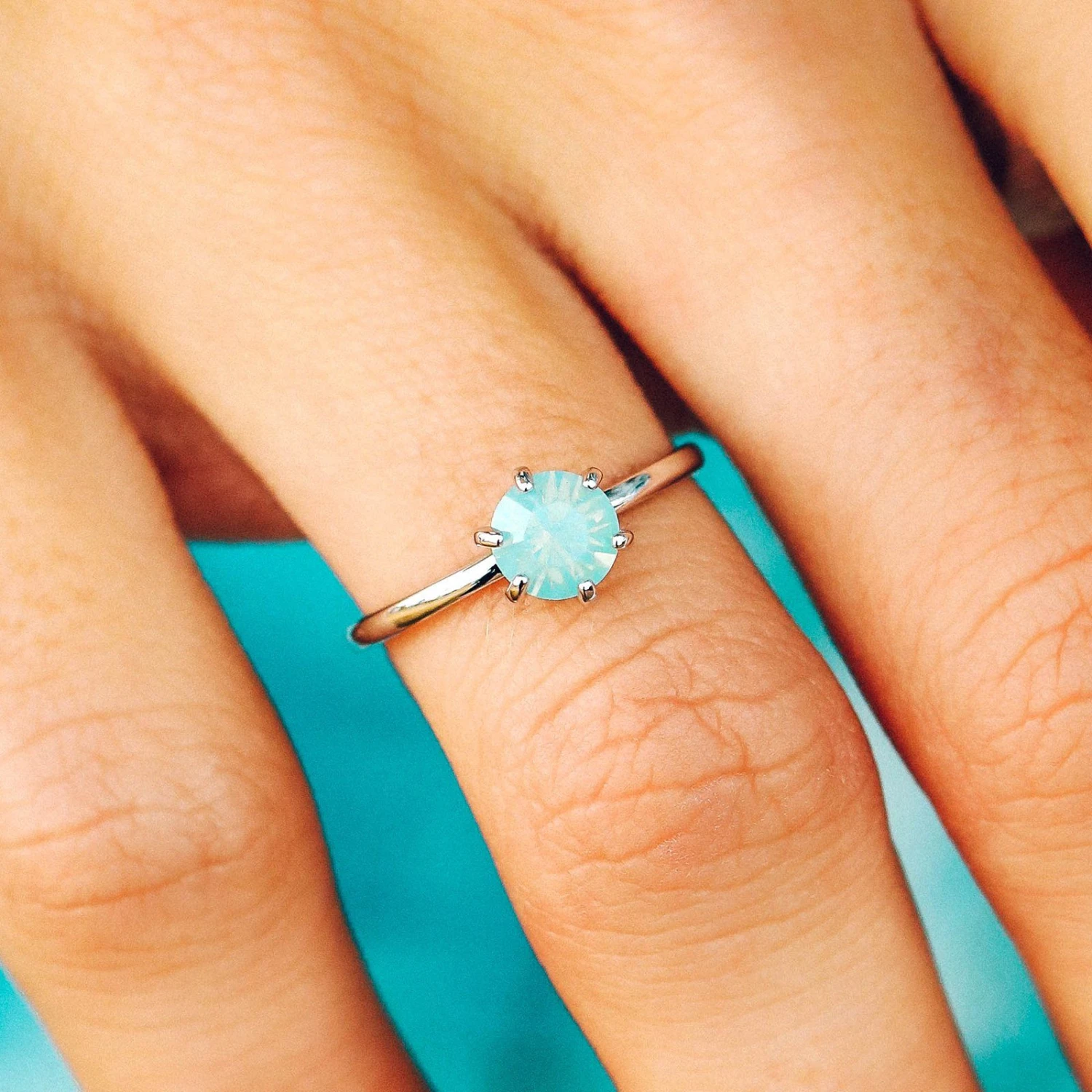 Iridescent Stone Ring 5 Iridescent Stone Ring - Image 5