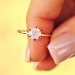 Iridescent Stone Ring 12 Iridescent Stone Ring -Deals Bijestora Store 3F9A5391copy