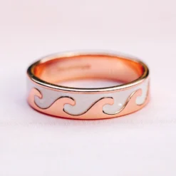 Reversible Enamel Wave Ring 16 Reversible Enamel Wave Ring -Deals Bijestora Store 3F9A7226