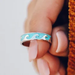 Reversible Enamel Wave Ring 15 Reversible Enamel Wave Ring -Deals Bijestora Store 3F9A8146 2 1 edit