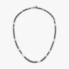Men's Faceted Pyrite Bead Necklace