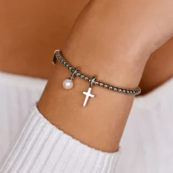 Harper Cross Charm -Deals Bijestora Store 40116SILV 5 min