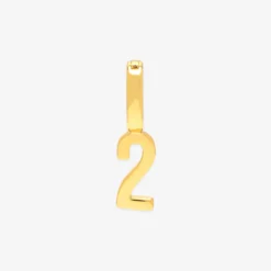 Harper Number Charm -Deals Bijestora Store 40119GOLD2 1 min