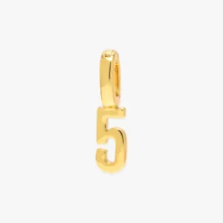 Harper Number Charm -Deals Bijestora Store 40119GOLD5 1 min