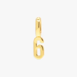 Harper Number Charm -Deals Bijestora Store 40119GOLD6 1 min