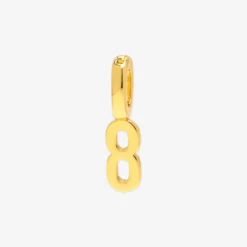 Harper Number Charm -Deals Bijestora Store 40119GOLD8 1 min