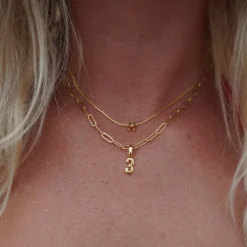 Harper Number Charm -Deals Bijestora Store 40119GOLD 12 min