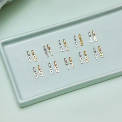 Harper Number Charm -Deals Bijestora Store 40119GOLD 2 min